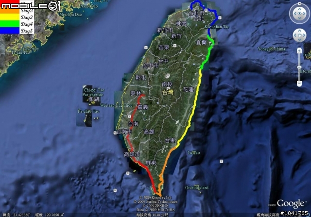 [遊記]2009/2/2~2/7 一個人六天1147km 的單車環島遊記