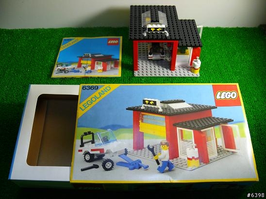 (LEGO)1980年代的古董樂高 Part2 汽車 維修場