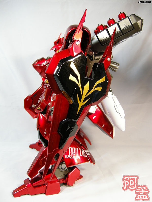 大機器人的浪漫2~G-SYSTEM 1/72 SAZABI~45公分超大沙薩比!!完美的鏡面！！