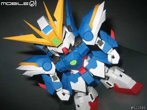 SD Gundam 飛翼零式特式版 (紙模型 Paper Craft ) 任務完成