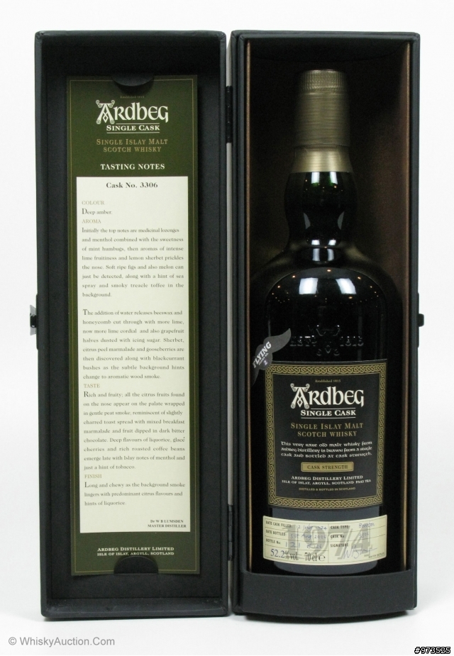 LV 集團的 Ardbeg 1974 #3306 Flying Turf 飛行的草皮