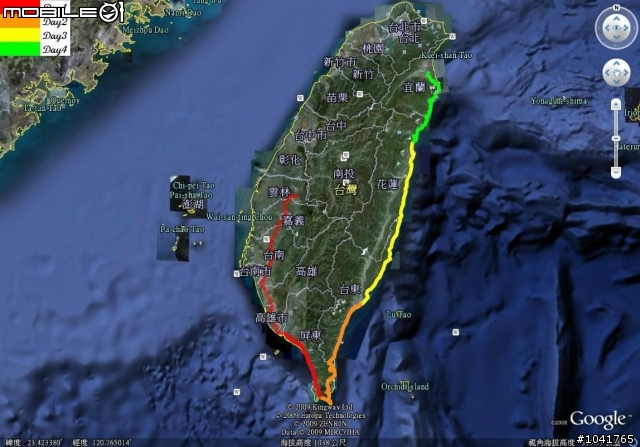 [遊記]2009/2/2~2/7 一個人六天1147km 的單車環島遊記
