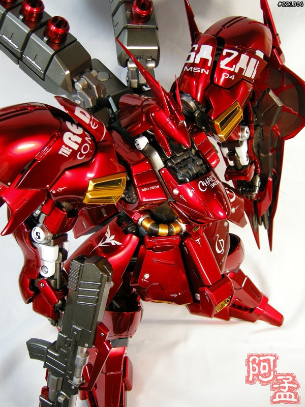 大機器人的浪漫2~G-SYSTEM 1/72 SAZABI~45公分超大沙薩比!!完美的鏡面！！
