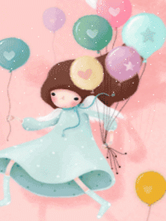 240*320韓國插畫家Echi動態桌布