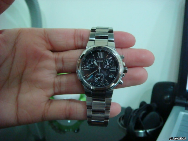 CITIZEN xC 傳奇光動能三環計時腕錶-(灰)