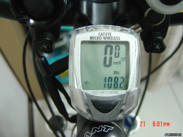 <疑問>我的碼錶出現最大時速108.2km?