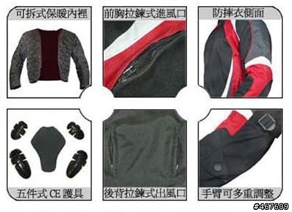 [分享]DREAM POWER五件CE Approved 四季防摔衣(補下雨、寒流實測報告)