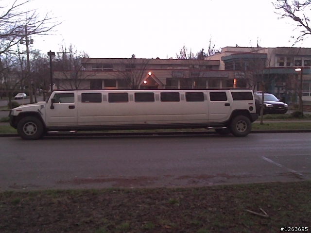 自己拍的加長型悍馬車