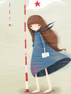 240*320韓國插畫家Echi動態桌布