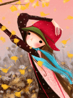 240*320韓國插畫家Echi動態桌布