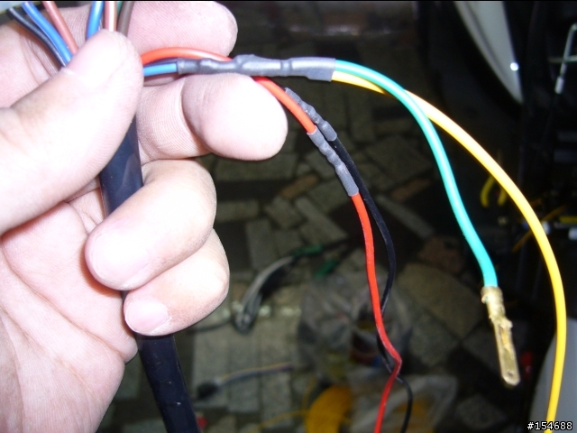 DIY 四期化油新勁戰改三段開關+前小燈開光+HID 6000K (加小燈線路教學)