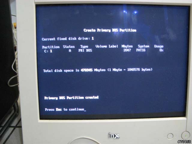 [惡搞]i7 920@ASUS P6T Deluxe install DOS 6.22 + Windows 3.1