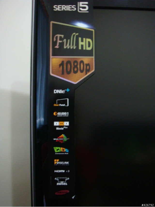 SAMSUNG LN40A550PR1 簡易開箱報告