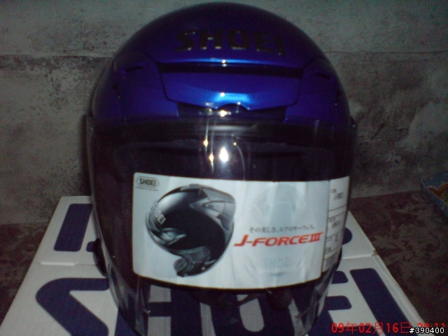 我的第2頂進口帽SHOEI  J-FORCE3