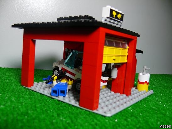 (LEGO)1980年代的古董樂高 Part2 汽車 維修場