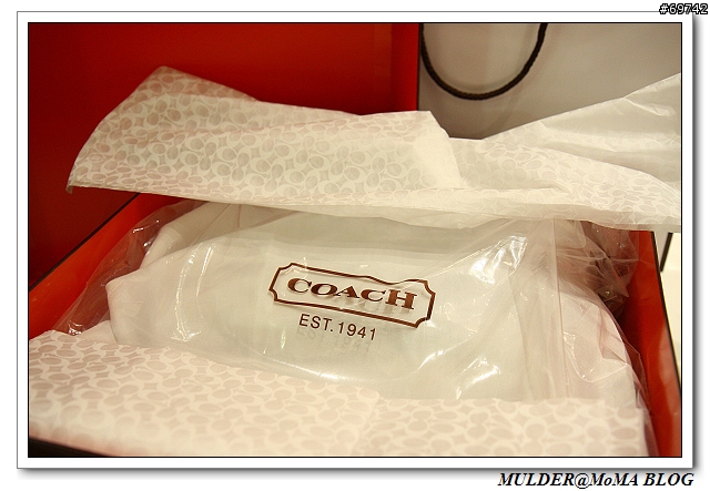 [MoMo桑分享] COACH HERITAGE STRIPE 女性兩用側肩包