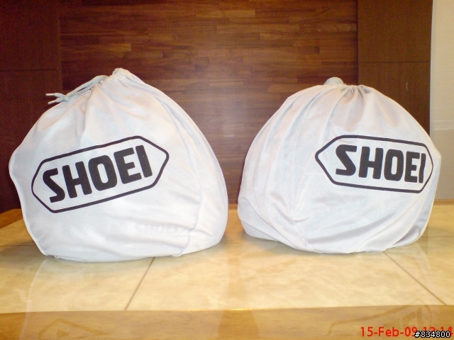 【開箱文】SHOEI  X-11 KIYONARI 白綠版 & E-BOZ 安全帽 紅銀版
