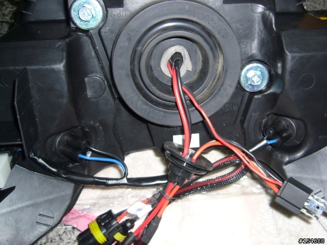 DIY 四期化油新勁戰改三段開關+前小燈開光+HID 6000K (加小燈線路教學)