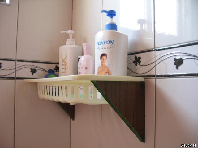 DIY之浴室免鑚洞還不用錢的置物架