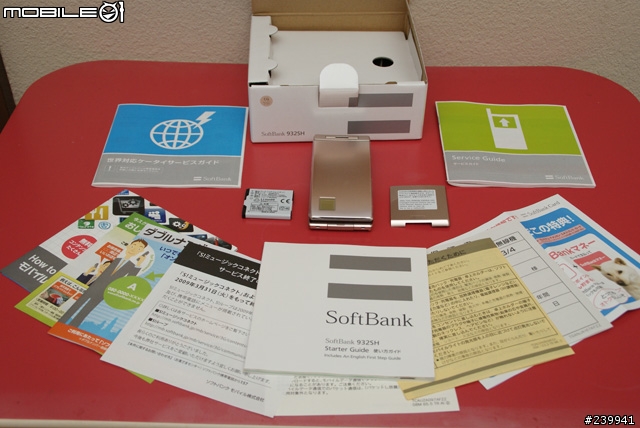 〓SoftBank 932SH 〓香檳金〓 不專業開箱分享