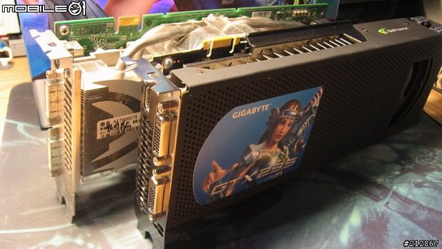 相隔三代的卡王，技嘉 NVIDIA GeForce GTX295 公板顯示卡
