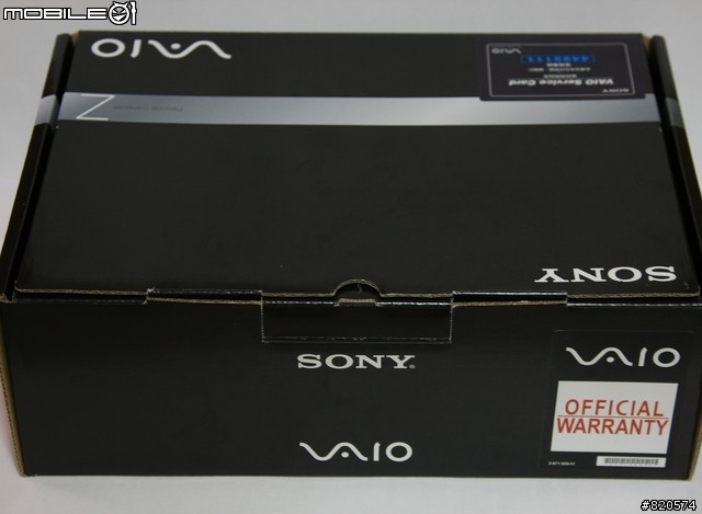 第一次的開箱文 SONY  VAIO Z25