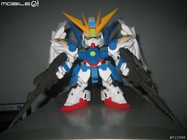 SD Gundam 飛翼零式特式版 (紙模型 Paper Craft ) 任務完成