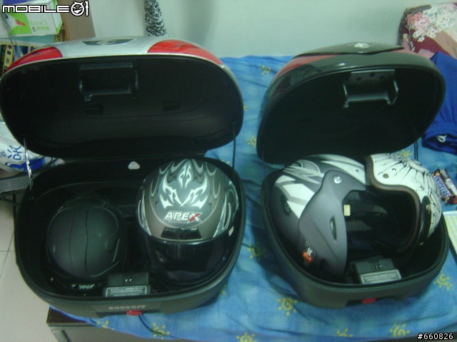 新增機車導航-[漢堡開箱]- COOCASE S-48L + GIVE E450 後行李箱