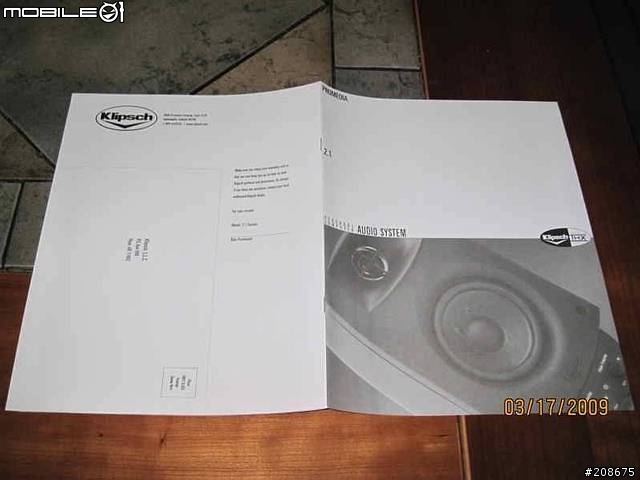 [開箱] Klipsch ProMedia 2.1 庫存新品?