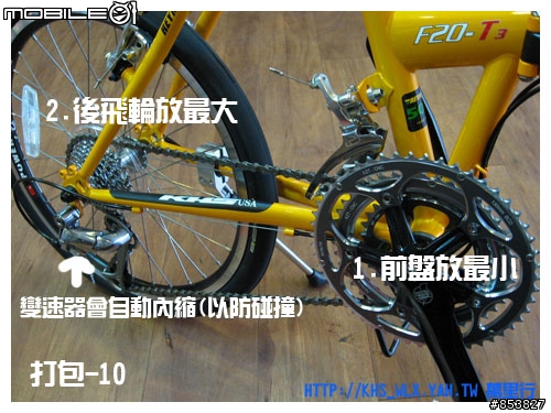 T3 攜車袋打包分解圖