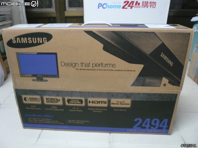 [新手開箱文]SAMSUNG 2494HS