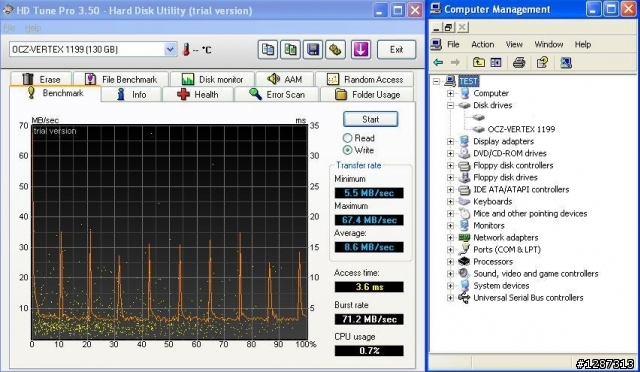 Vertex SSD v1199 (INDILinx) 測試報告 (第三彈)