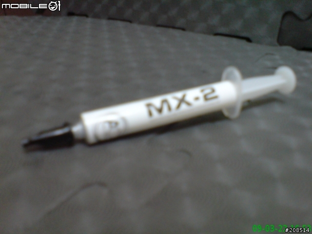 [AS5 V.S MX-2]ARCTIC COOLING MX-2散熱膏 小朋友出走CoolerMaster與ZAWARD風扇
