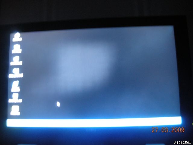 BENQ SH4242 畫面出現大塊灰色陰影[update:2009/04/01]