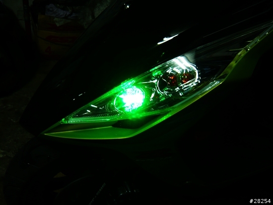 (黑綠)SUZUKI NEX125 小改五向LED定位燈尾燈