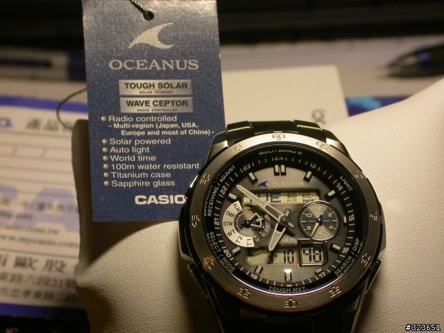Casio Oceanus OCW-T400 藍色不專業開箱文