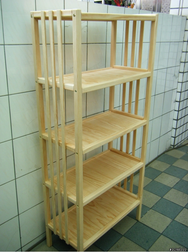 作品發表：自製實木家具之二~書架