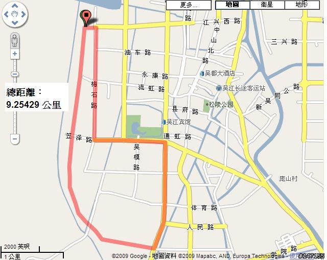 吳江騎行路線
