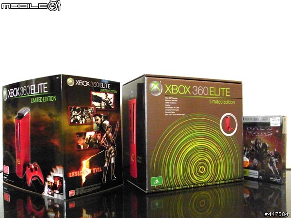 澳洲微軟特價消息！！+ 惡靈古堡5 同捆版 紅色限定XBOX 360  簡單開箱文 + 惡靈5遊戲心得