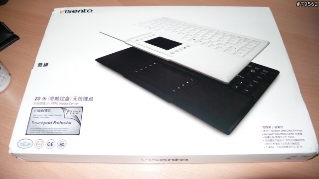 適合HTPC的無線 keyboard with touchpad (Multi Touch)