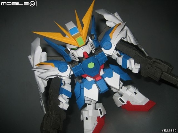 SD Gundam 飛翼零式特式版 (紙模型 Paper Craft ) 任務完成
