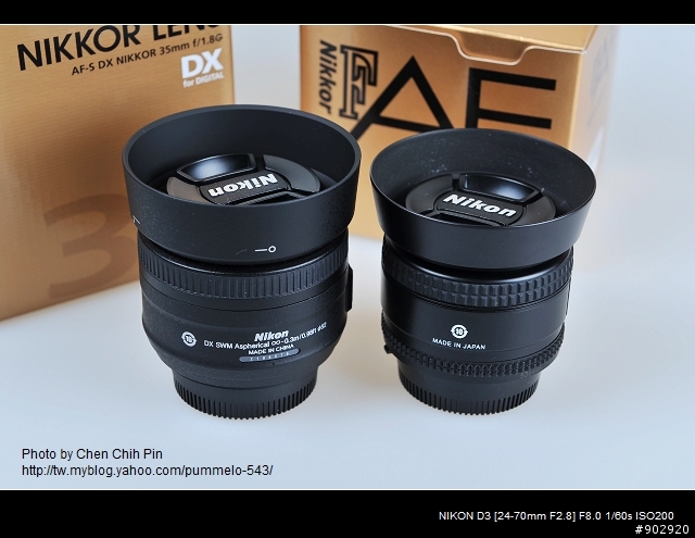 [分享]NIKON AF-S 35mm f/1.8G VS AF 35mm f/2D
