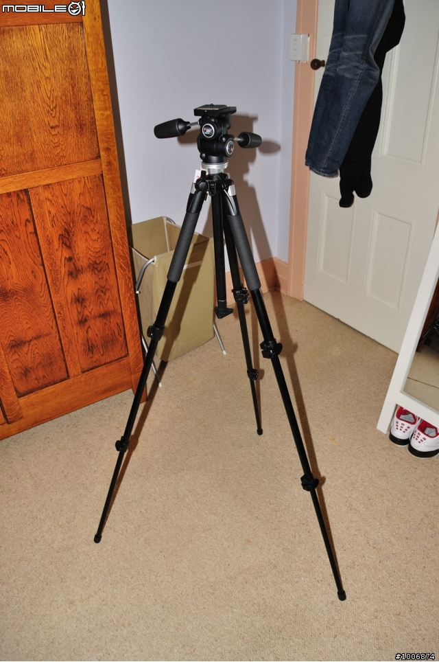 [開箱] Manfrotto 190XB ALU tripod BLK W/ 804RC2 head