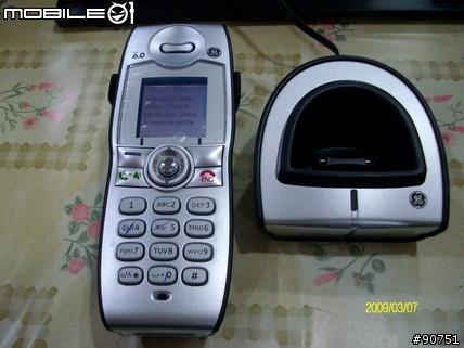 [不專業開箱] GE SKYPE PHONE 28310 免電腦的internet & cordless phohe
