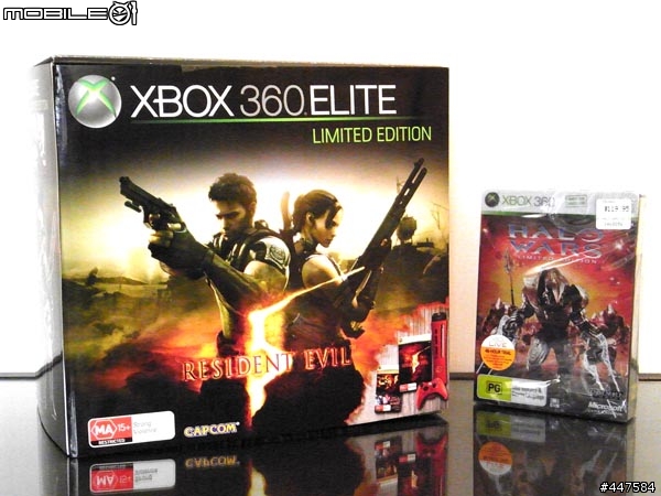 澳洲微軟特價消息！！+ 惡靈古堡5 同捆版 紅色限定XBOX 360  簡單開箱文 + 惡靈5遊戲心得