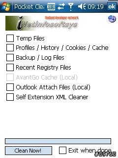 Pocket Cleaner Plus垃圾清除軟件V1.2