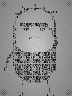 [240x320三鍵]金屬髮絲紋~字母膠囊