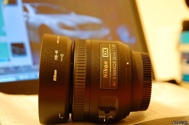 [開箱]Nikon AF-S DX 35mm f/1.8G-我的D40第一顆定焦鏡