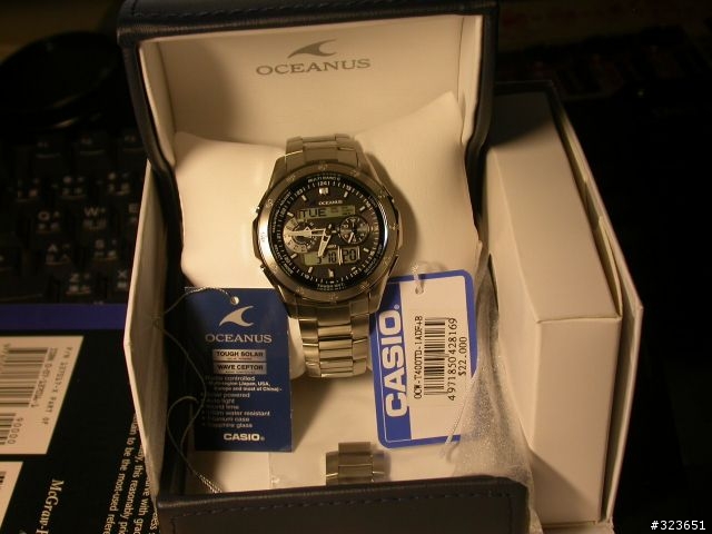 Casio Oceanus OCW-T400 藍色不專業開箱文