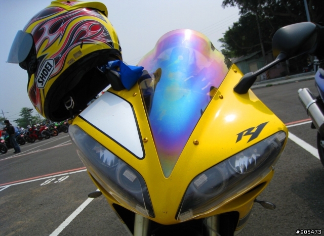 今天在台中的重機&自行車大會師